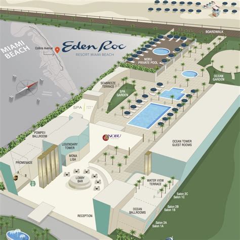 eden roc miami beach map.